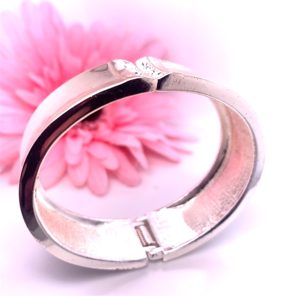 2/$14 Silver Bracelet with Crystal Accents - Picture 2 of 8